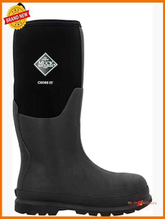 Work Boots Pull-On Steel Toe Mid-Calf Waterproof Breathable Men\'s main image 4